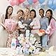 KATIMI 200 Stück Gender Reveal Sticker, Geschlecht Offenbaren Aufkleber für Baby Party Dekoration, Team Boy und Team Girl Label, Blau und Rosa Geschlecht Aufkleber für Gender Reveal Party Deko