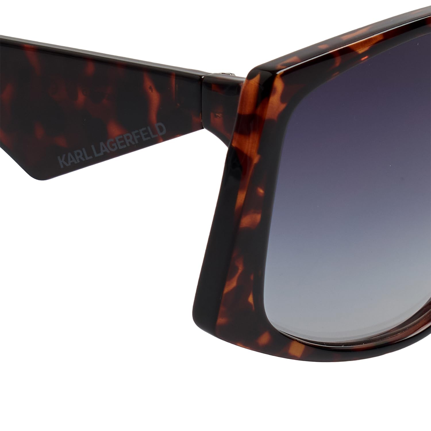KARL LAGERFELD Nowoczesne kwadratowe okulary przeciwsłoneczne dla kobiet KL6208S
