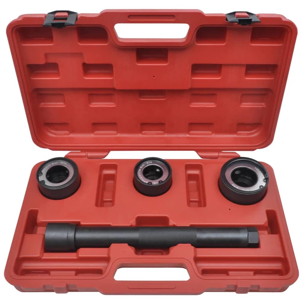 Set di 4 strumenti di rimozione e installazione del tirante per auto e veicoli commerciali, adatto per meccanici professionisti e amatoriali, set resistente con corpo cavo extra lungo, facile