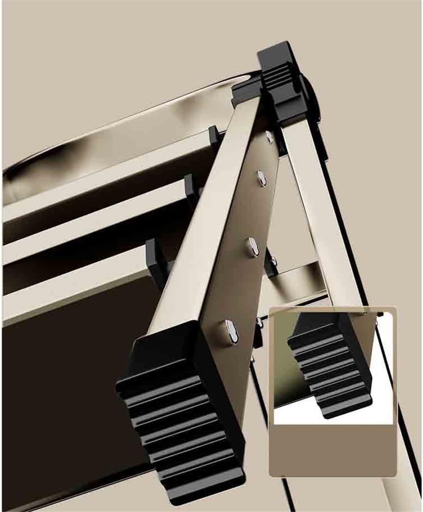 Household Stepladders Thickened Aluminum Ladder Indoor Multifunctional Telescopic Ladder 4-Step Ladder Household Folding Ladder Folding Stepladder