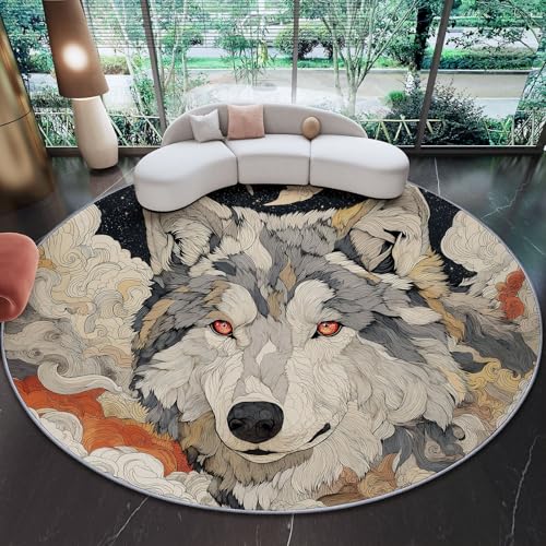 ���ۓI�ȓ������̃I�I�J�~�̉~�`���O 150cm �x�[�W���̉_�͗l ���r���O���[���A����~�߉��H�̉~�`�G���A�A����\ �Q���A�\�t�g�v�����g�J�[�y�b�g �q�������A�ۈ牀
