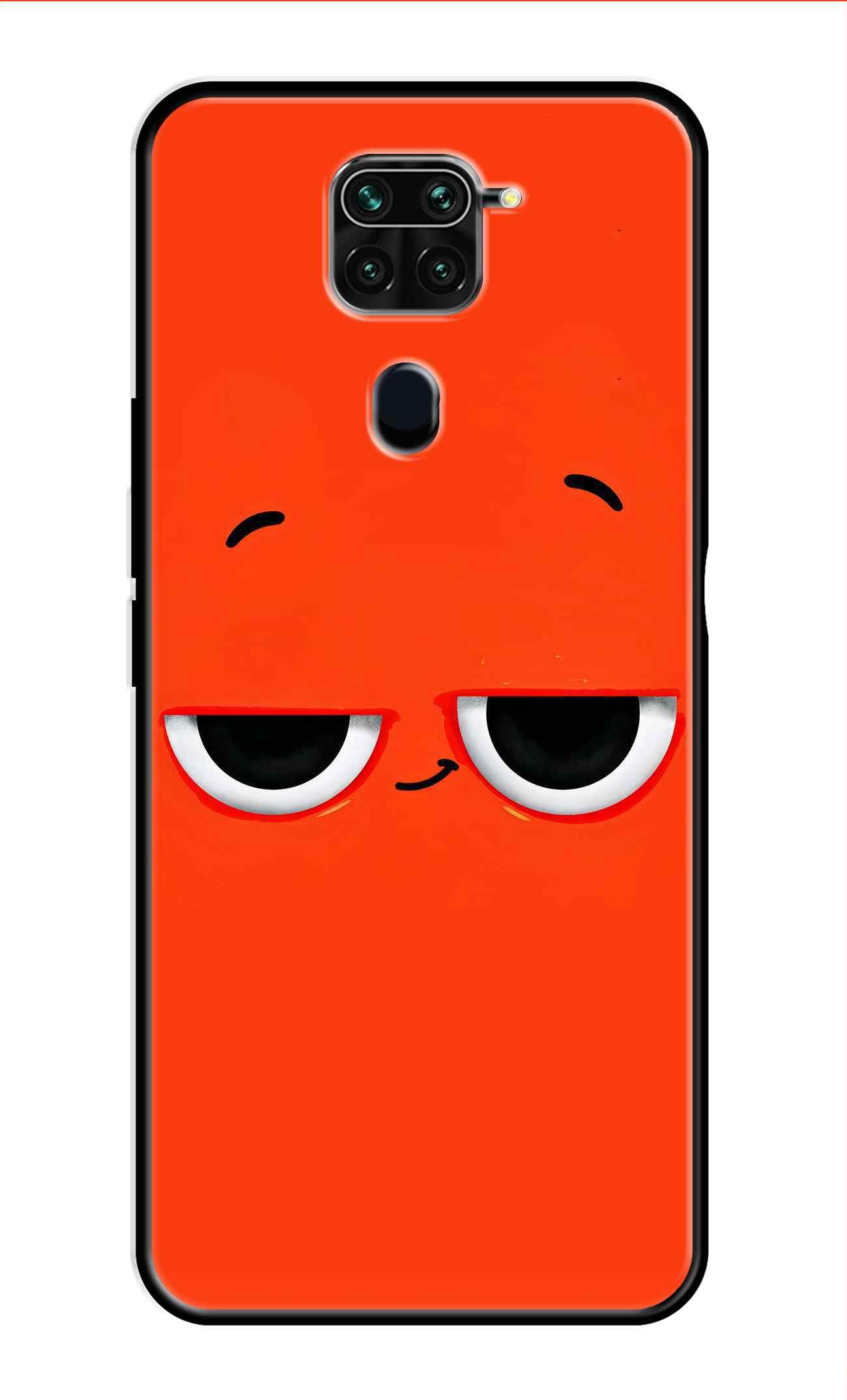 PRINTFIDAA® Metal TPU Printed Back Cover for Mi Redmi Note 9 (Don’t Care Eyes -M1) 360 Degree Protection | Camera Protection -25092024(E)
