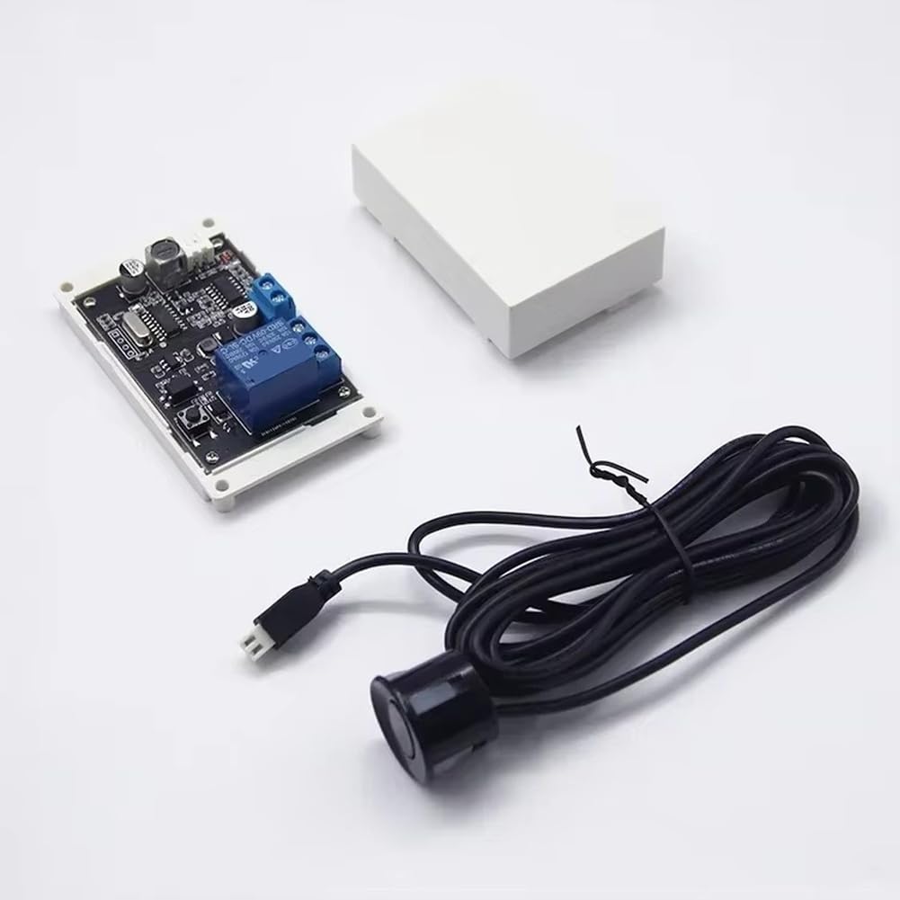 Módulo de Medición Ultrasónica de 12 V, Sensor de Proximidad de 250 Cm, Sensor de Evitación de Obstáculos, Salida de Relé