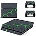 Happyit PS4 Skin Sticker Autocollant Protecteur de Peau de Décalque de Vinyle pour Sony Playstation 4 Console + 2 Peaux de Contrôleur (Camouflage C) (C8)