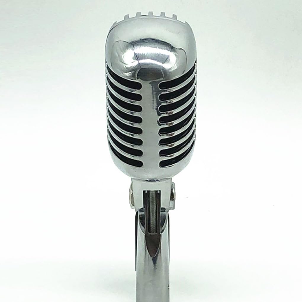 Micrófono dinámico, Barra portátil Vintage, Puesta en Escena, KTV, discurso, entrevista, Chat, micrófono, Accesorios de Audio para Cantante