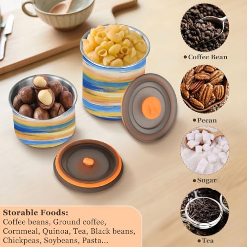 Recipiente Metálico Hermético para Café 30 oz miniatura 3