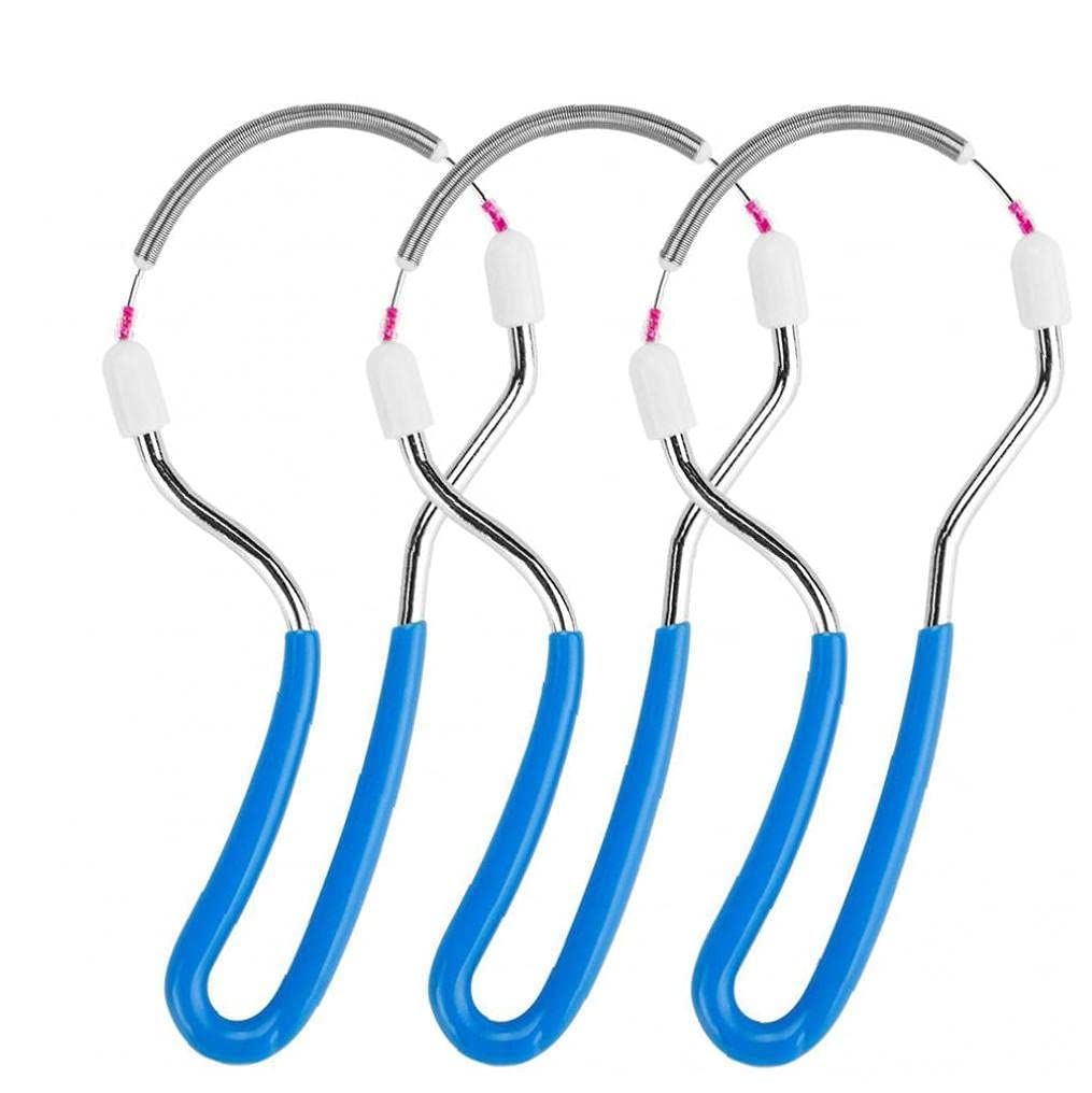 Spring Facial Hair Remover Portable Epilator Stainless Steel Hair Removal Device 3PCS-image-46