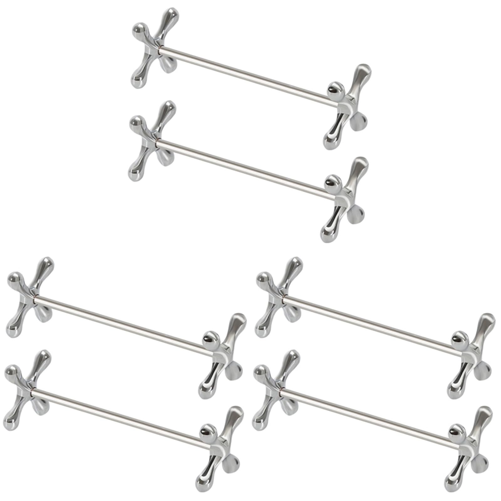 PRETYZOOM Soporte para Palillos Y Cubiertos De Zinc Compacto Juego De 6 Descansos para Mesa Cocina Restaurante Organizador Utensilios Cocina