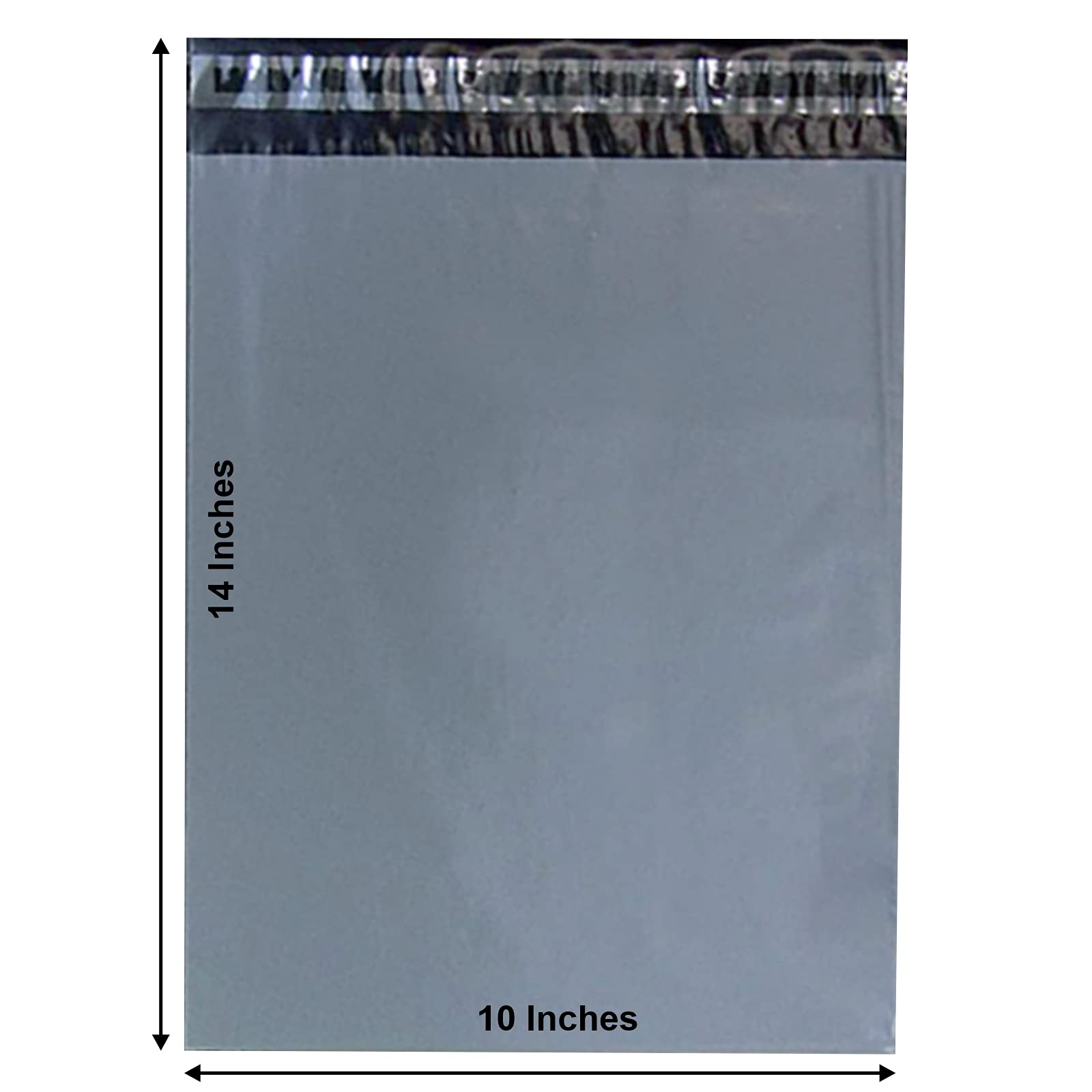 1000 buste per spedizioni postali in plastica, grandi dimensioni, colore grigio