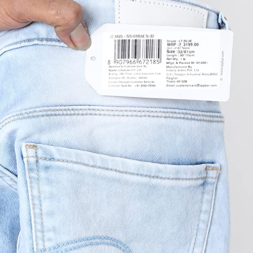 Image of Spykar Men's Super Skinny Fit Jeans