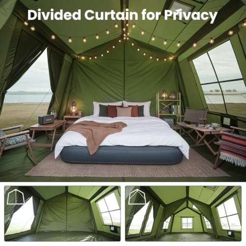 Image of Inflatable Tents for Camping, Blow Up Tent with Stove Jack, Ytaoeo Hot Tent