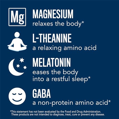 Natural Vitality Calm Sleep Magnesium Supplement, Melatonin & Magnesium Citrate, Sleep Aid Capsules, Gluten Free, Vegan, Non-GMO, Helps The Body Ease Into Sleep, 120 Capsules - Image 4