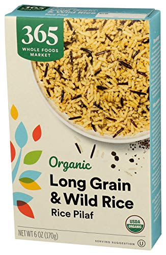 Image of 365 by Whole Foods Market, Organic Long Grain & Wild Rice Pilaf, 6 Ounce (Pack of 4)