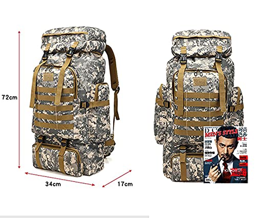 SonneSky 80 Liter Rucksack mit großer Kapazität für Outdoor-Aktivitäten