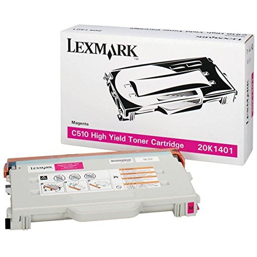 Preisvergleich Produktbild Lexmark C510 C510N C510Dtn 20K1401 Tonerkassette hohe Kapazität 6.600 Seiten Magenta