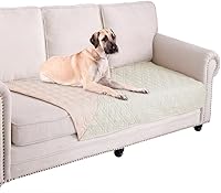 Vista 82 de Ameritex Funda impermeable para cama de perro, manta reversible para mascotas, para muebles, cama, sofá, sillón