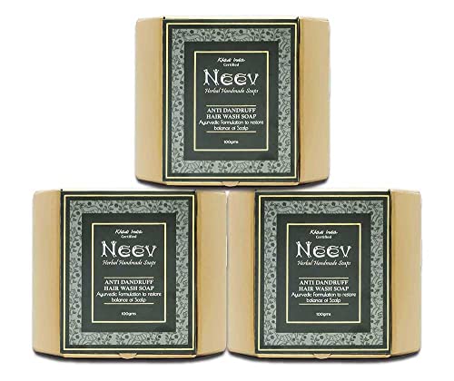 手作り ニーブ 三つの果実(トリファラ) ヘア ソープ 100g 3セット AYURVEDA NEEV Trifla Hair Soap