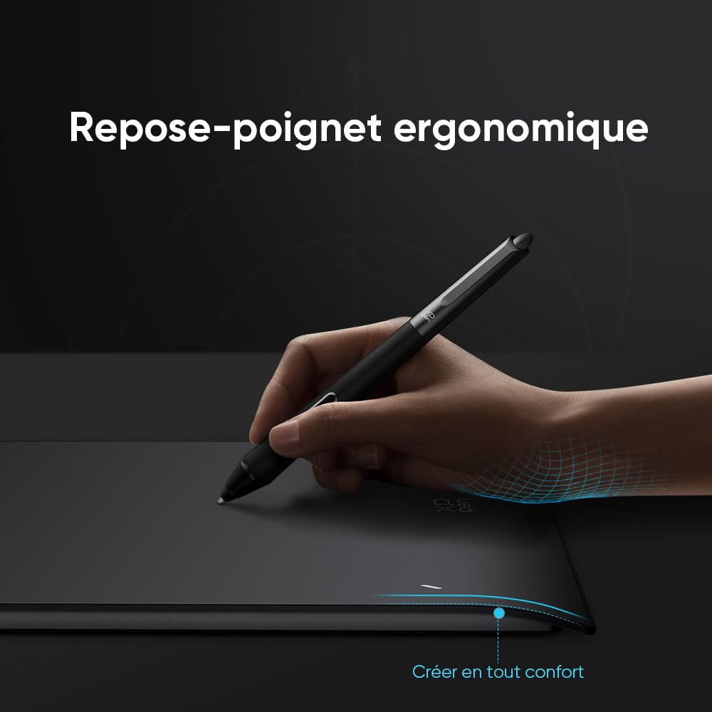 XPPen Deco Pro MW (Gen 2) Tablette Graphique Bluetooth 5.0 16K Niveaux de Pression Sans Écran