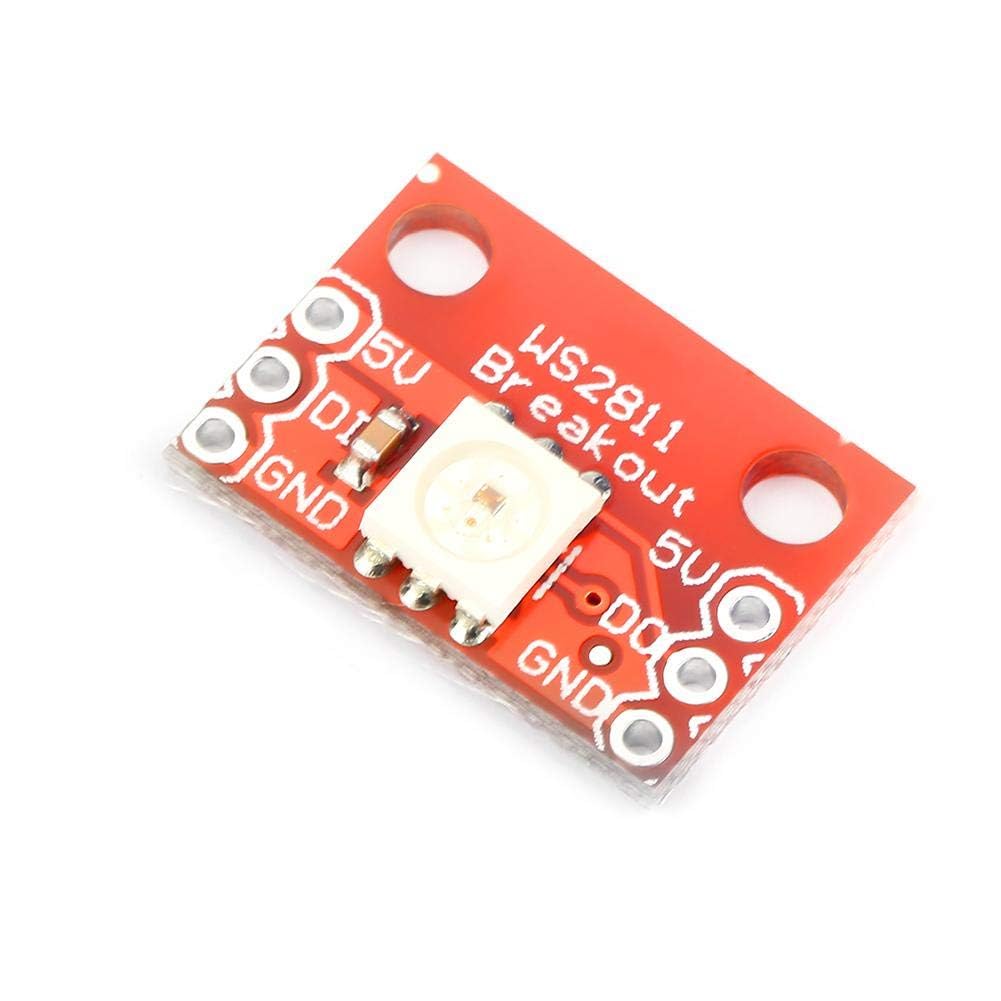 5 Pezzi Modulo LED Breakout WS2812 RGB 5050 RGB con Chip WS2812S Utilizzato per Progetti Elettronici