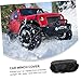 ULTECHNOVO Heavy Duty Car Winch Cover UV Protection Dustproof Oxford Winch Protector for Suv Outdoor Weather Resistant