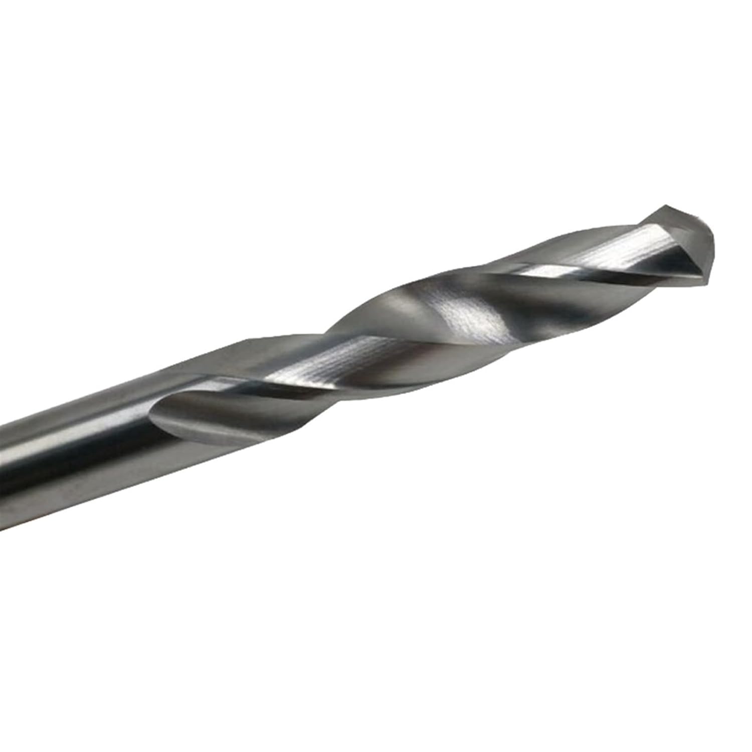 3Pcs 5mm-9mmx80mm OAL Solid Carbide Drill Bits Set, Bright Round Shank, Spiral Flute Twist Drill Bit for Metal(5.3mm 3pc)