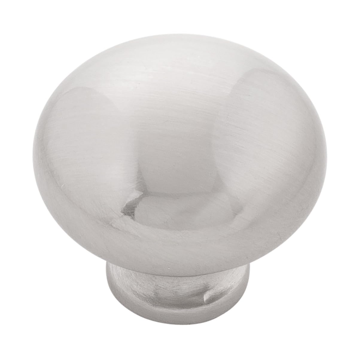 Boutons de porte 3,8 cm Hickory Hardware Cottage nickel satiné pour meuble de placard