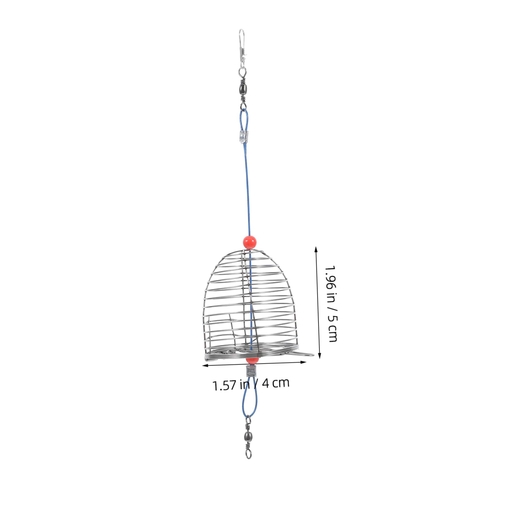 KOMBIUDA 5Pcs Fishing Trap Basket Fishing Lure Cage for EEL Crab Lobster Shrimp and Crayfish Portable Lightweight Design for Easy Fishing Experience