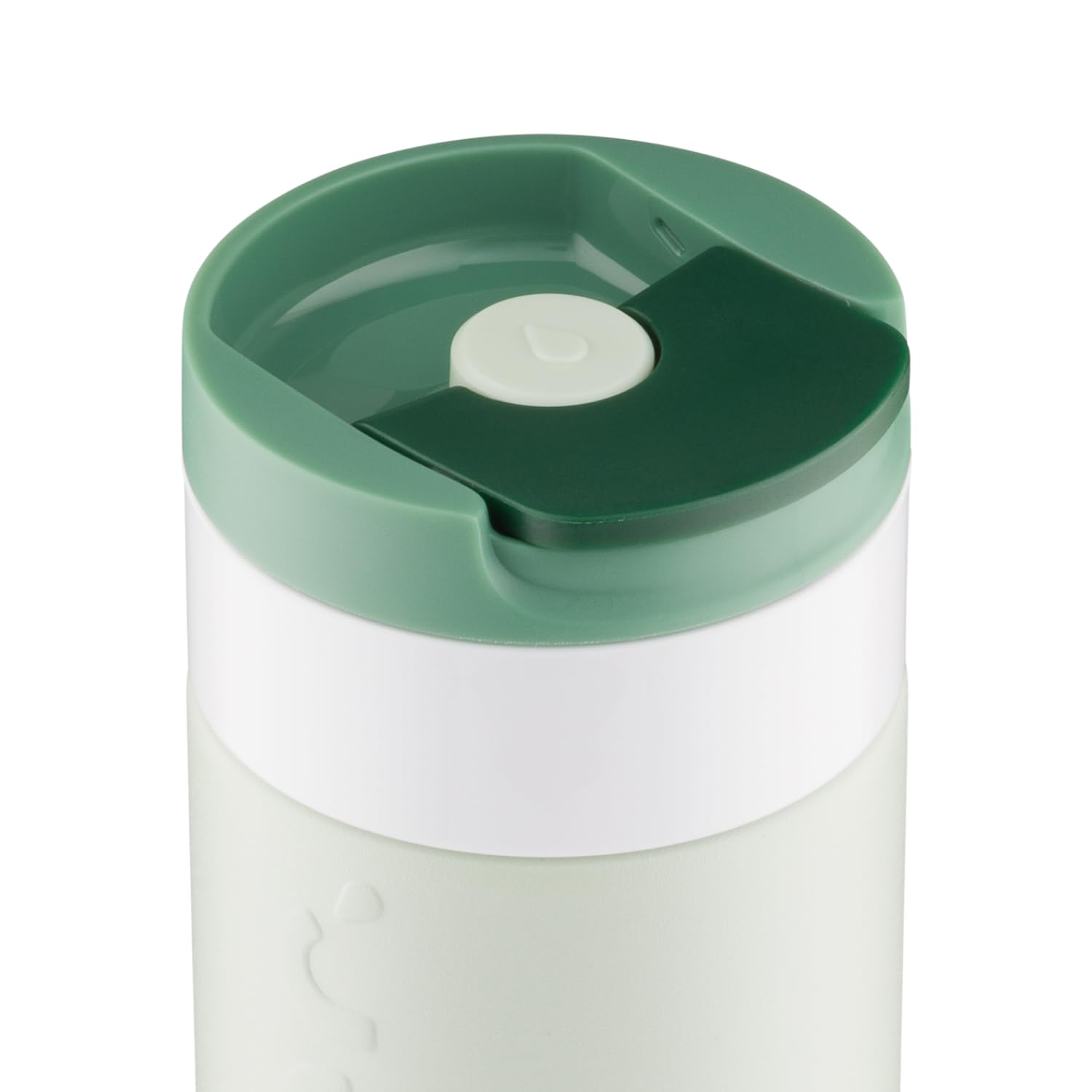 Dopper Mug de voyage isotherme 400 ml, vert forêt, anti-fuite, pour boissons gazeuses, 6h chaud/20h froid, 90 % acier inoxydable recyclé