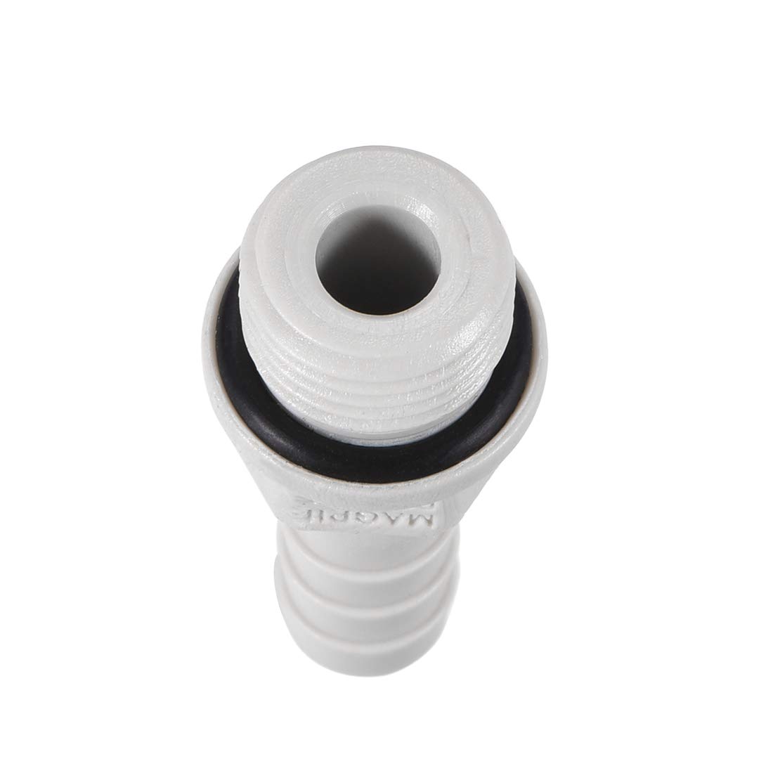 5 PVC Schlauchverbinder 8 Mm (5/16") Mit Widerhaken X 1/4" G-Gewinde – Für Luft, Wasser, Kraftstoff & Gas (sourcing Map)
