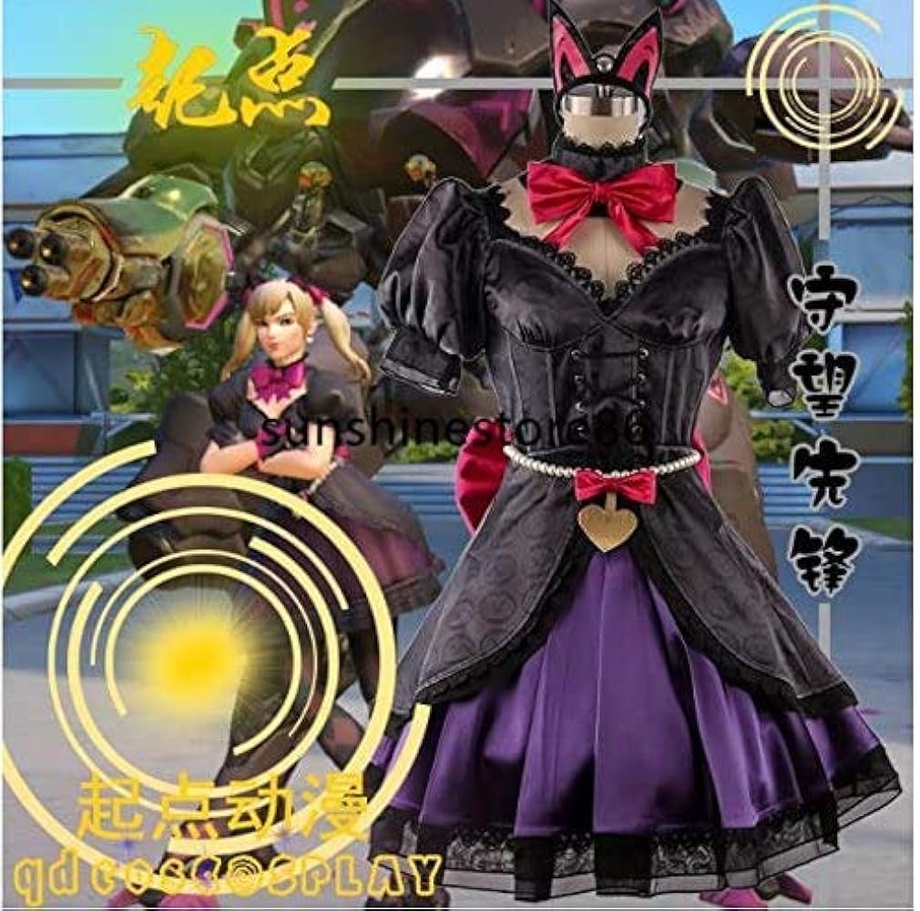 Amazon.co.jp: Overwatch OW オーバーウォッチ BLACK CAT D.VA でぃー