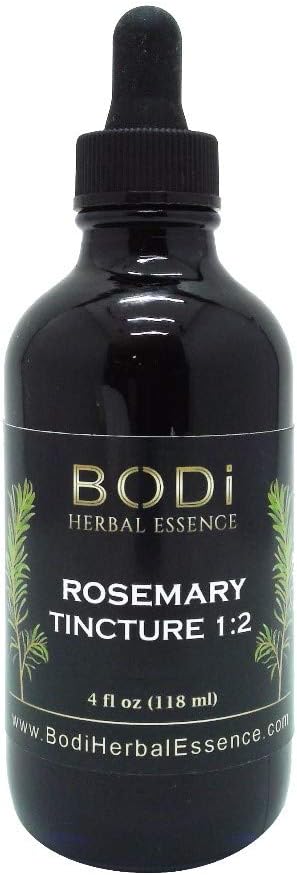 bodi : Rosemary Leaf Tincture 1:2 Highest Concentration - Internal External Usage (2 4 oz) (4 oz)