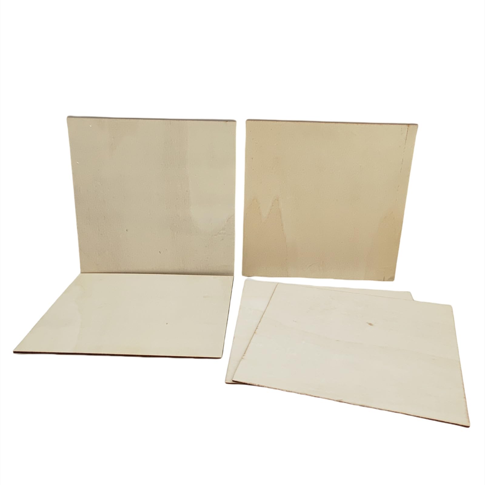 Set van 30 rechthoekige multiplexplaten, 10 x 15 x 0,2 cm, onafgewerkte houten platen, multiplexplaten voor doe-het-zelf knutselen, schilderen, graveren
