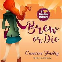 Brew or Die Audiolibro Por Caroline Fardig arte de portada