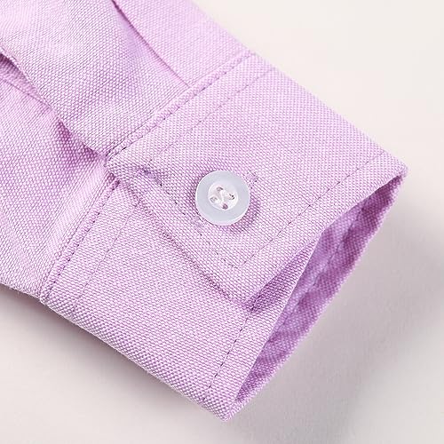 Image of OCHENTA Boys' Long Sleeve Button Down Cute Rabbit Casual Dress Easter Shirt