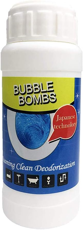 Pipe Dredge Deodorant, Sink and Drain Cleaner, Magic Bubble Bombs Fast Foaming Pipe Cleaner Deodorant Chemical Powder Dredge Agent for Kitchen Toilet Pipeline Quick Cleaning Tool
