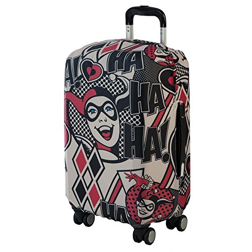 Bioworld Harley Quinn Luggage Cover DC Comic Accessories - Harley Quinn Accessories DC Comic Luggage Cover - Harley Quinn Gift