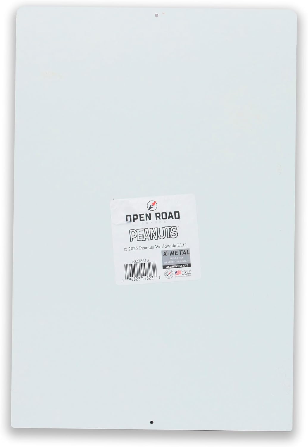 Peanuts Snoopy Dad's Body Shop Work in Progress Metal Sign - Funny Snoopy Wall Decor for Garage or Fitness Room - Image 3