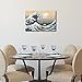 Wieco Art Great Wave of Kanagawa Katsushika Hokusai Modern Stretched and Framed Canvas Prints Artwork Abstract Landscape Pictures Paintings on Canvas Wall Art for Home Office Decorations Wall Decor