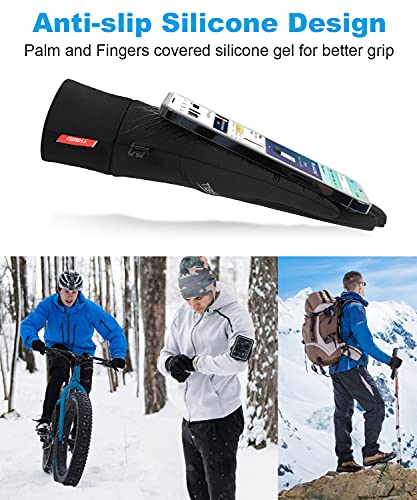 RUIXUE Handschoenen voor dames en heren, touchscreen, fietshandschoenen, hardloophandschoenen, warme winddichte winterhandschoenen, sporthandschoenen, uniseks, elastisch, licht, ademend, herfst - Image 5