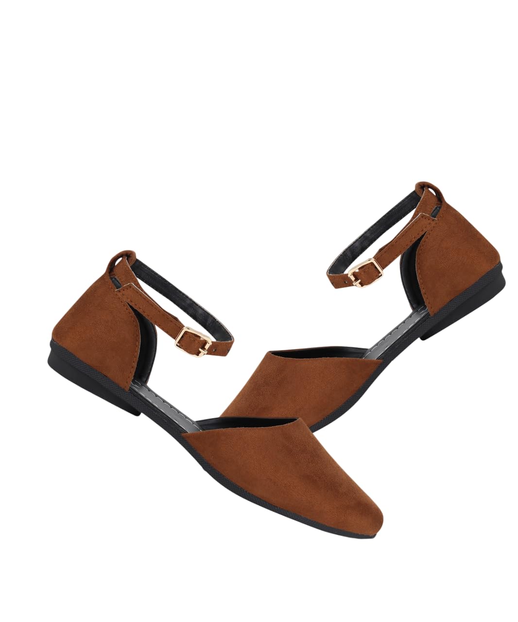 todhwear Sandal Trendy Light Weight and Adjustable Strap Comfortable| Attractive & Stylish Heel For Girls & Alley Walk Women Bellies (Black, 4) |-picture-31