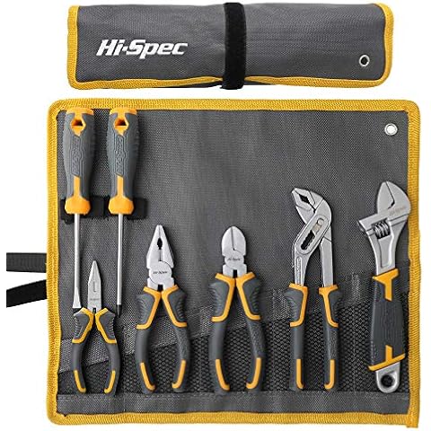 Hi-Spec 7pc Tool Kit for Home DIY Cover