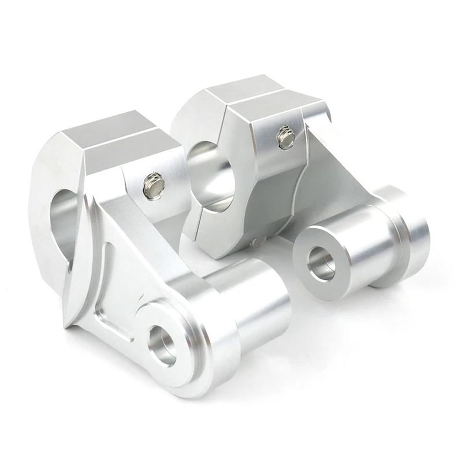 Moto Elevador Manillar Para C109 Para C50 Para S83 Para S50 Para S40 2005 2006 2007 2008 2009 Elevadores De Manillar De Motocicleta 25, 4 Mm(Silver)