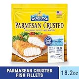 Gorton’s Parmesan Crusted Fish 100% Whole Fillets, Wild Caught Alaskan Pollock, Frozen, 10 Count, 18.2 Ounce Resealable Bag