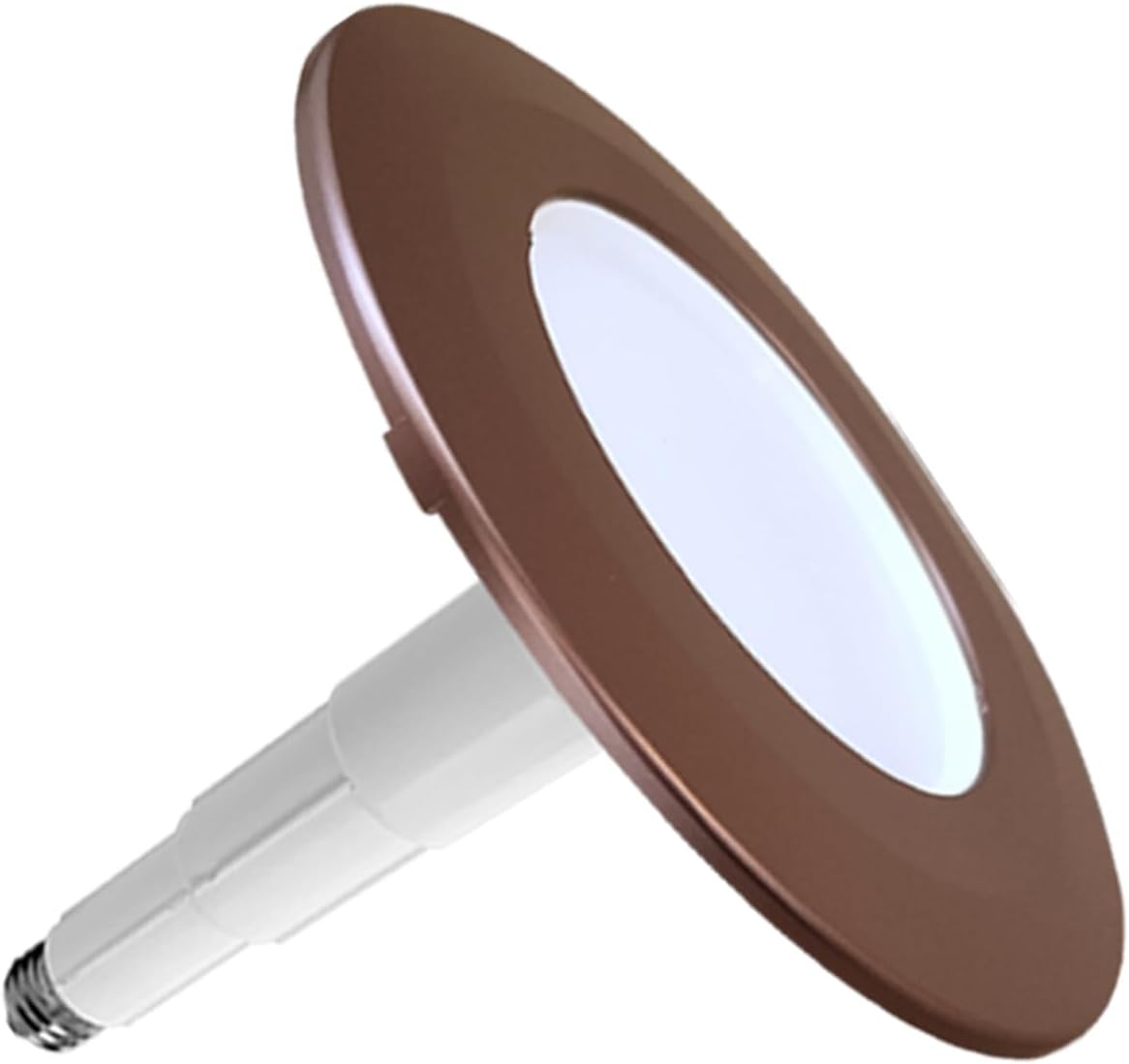 Soliseed 5/6 Inch LED Can Lights Length Adjustable 3000K Recessed Lights+Trim Ring for 5/6 Inch Retrofit Downlight, Bronze Can Light Trim Cover