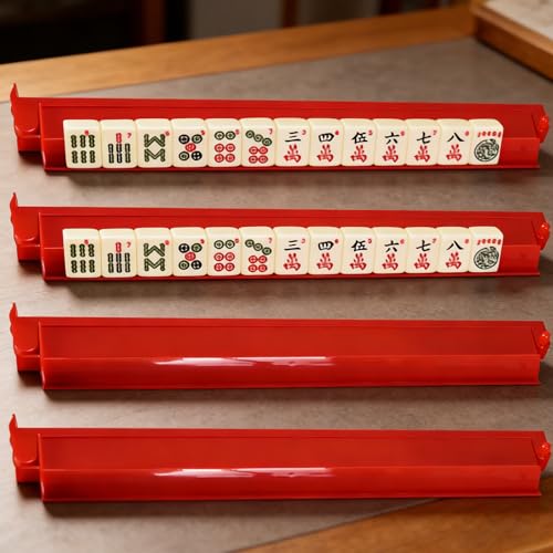 Support de pierre Majiang en format compact pour dominos de Mahjong stables - 3