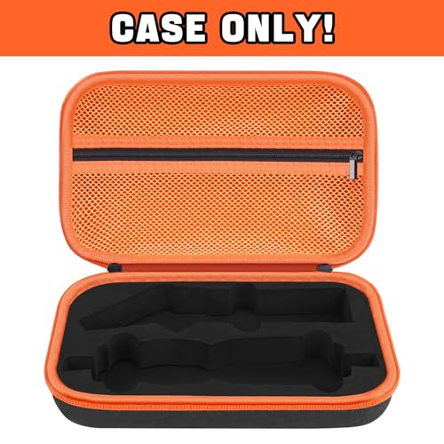 Hesplus HPEV125-BLACKORANGE Hard Case For Klein Tools Et310 Ac Circuit Breaker Finder Electric Tester & 80041 Outlet Repair Tool Kit & Rt250 Gfci Outlet Tester And Accessories Electrical Tools Storage Organizer Bag thumb #1