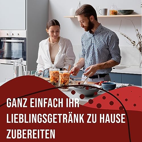 INSPIRE FOOD Echte Tapioka-Perlen für Bubble Tea – 1 kg | Tapioka Boba-Kugeln für Boba-Milchtee | Perfekt für Boba-Milchtee, Eiskaffee, Eistee, Slush, gemischte Fruchtgetränke