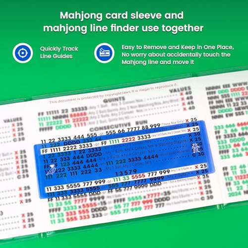 Mahjong Card Line Positioning Set miniatura 5