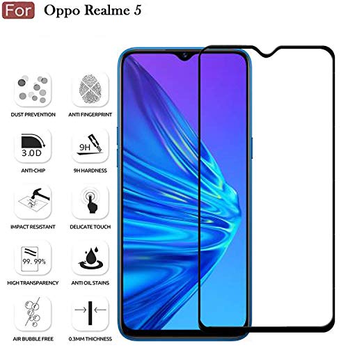Image of STP FEEL� Premium Tempered Glass Screen Protector Compatible for Realme Narzo 30A / Realme Narzo 10 /10A / Narzo 20 /20A (Black, Pack of 1) Edge to Edge Coverage with Easy Installation Kit