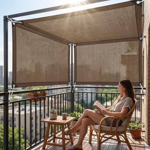 Filet d'ombrage robuste et durable résistant aux intempéries de jardin - 7